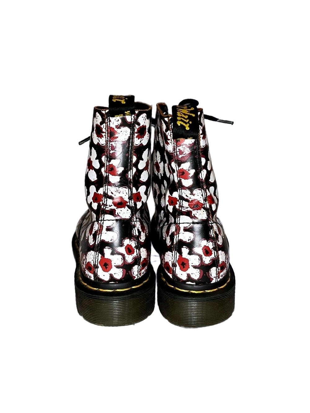 Dr. Martens 1460 Pascal Pansy Fayre Floral Boots Size 7 - Picture 4 of 6